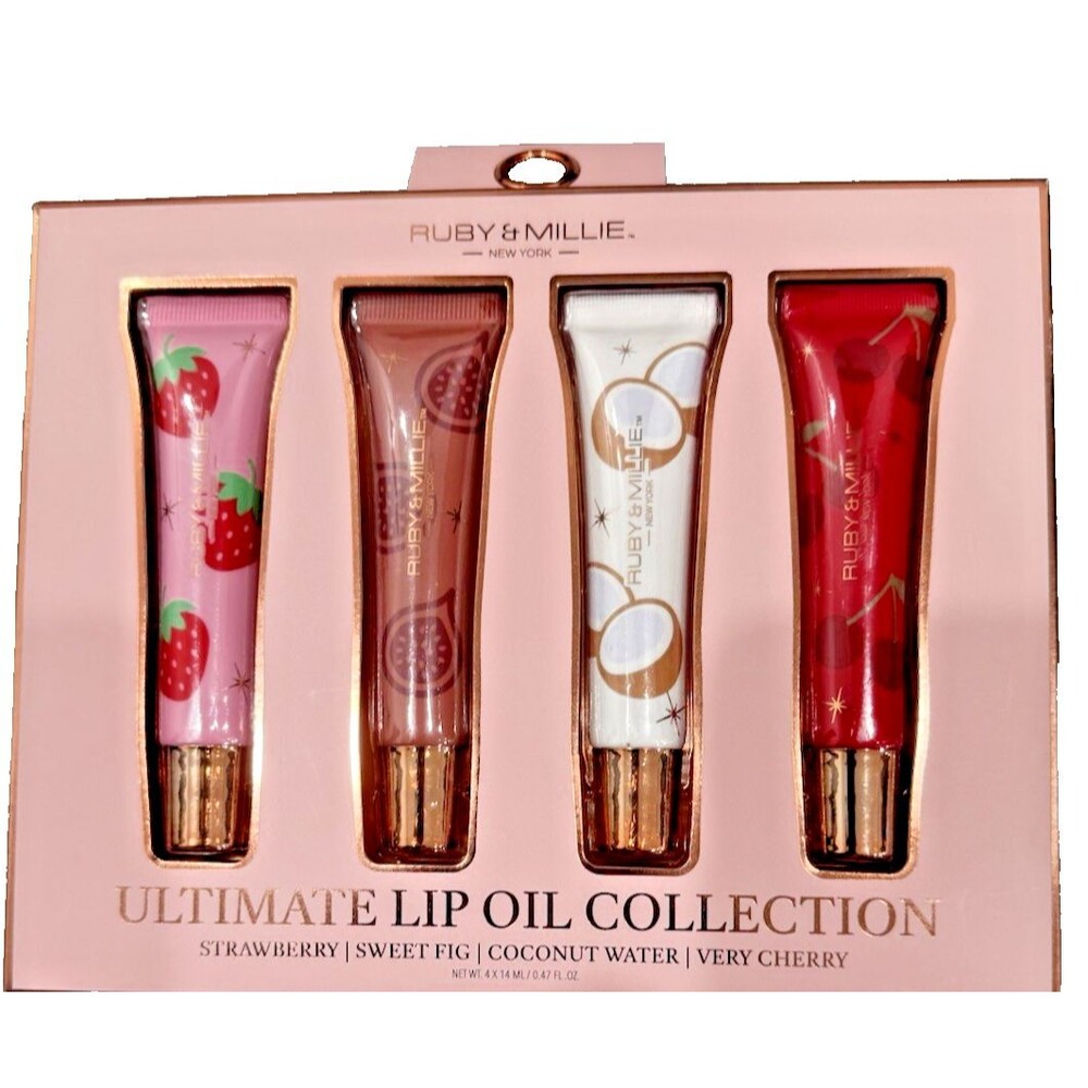 Ruby & Millie Ultimate Lip Oil Collection 4 Pc Set